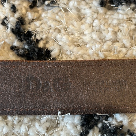 Vintage Dolce & Gabbana Leather Belt